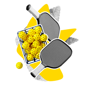 ickleball-maila ja pallo etusivun ikonissa Helsinki Dinkers